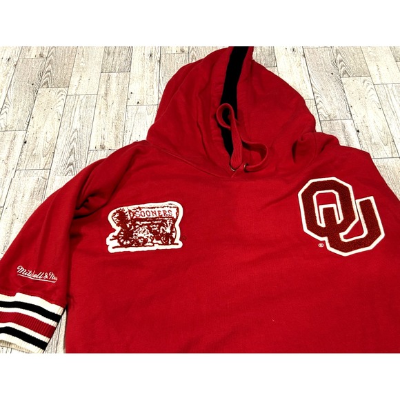 Mitchell & Ness Other - Mitchell & Ness Crimson Oklahoma Sooners Team Legacy French Terry Pullover 2XL